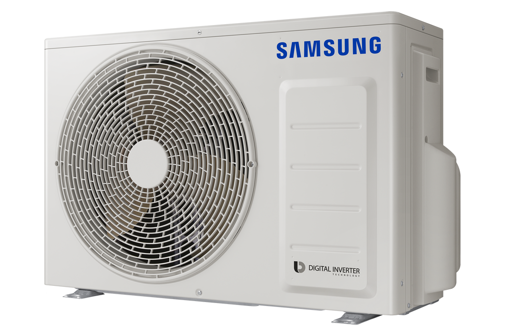 Samsung CAC single phase R32 inverter outdoor unit, perspective
