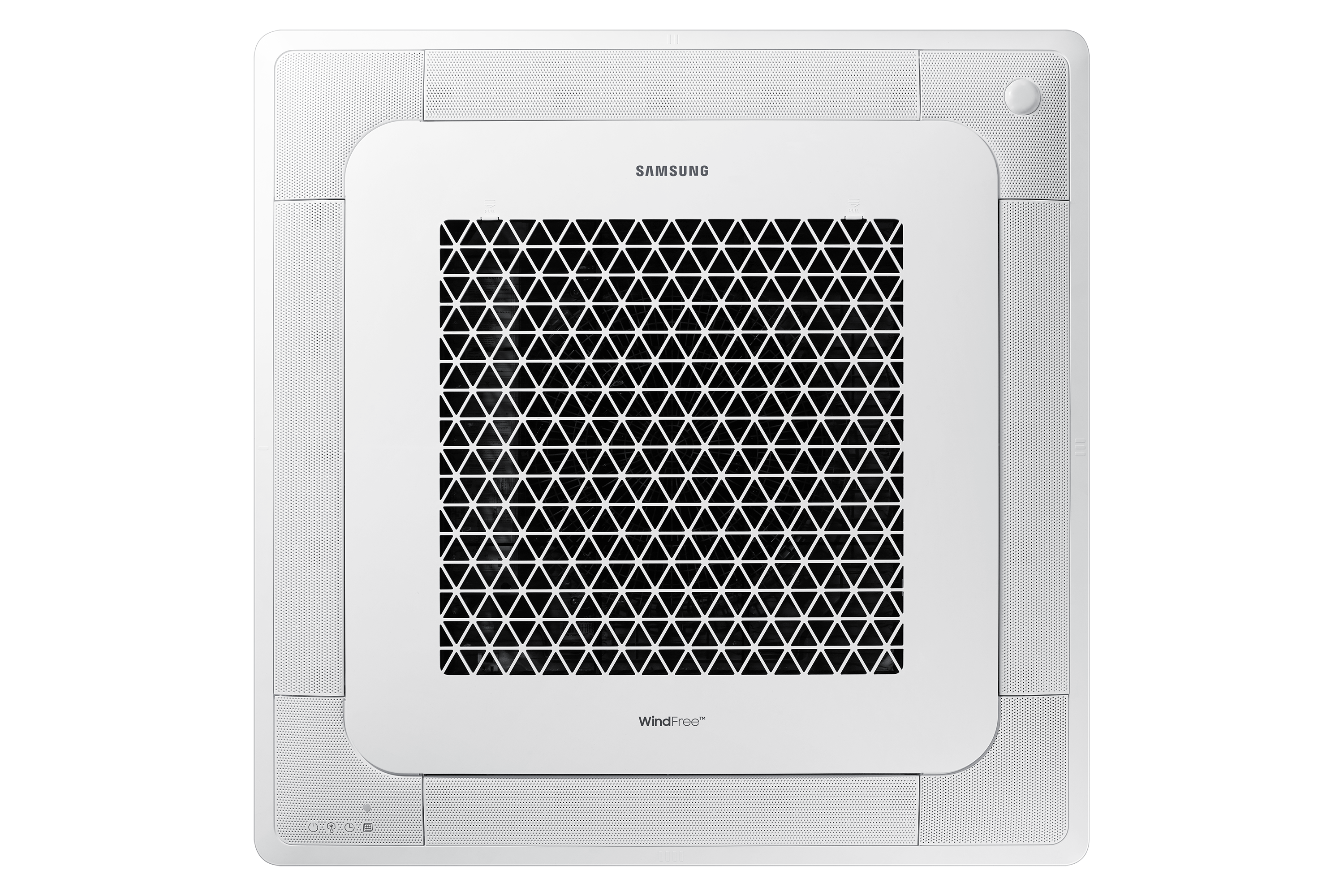 Samsung CAC 3.5kW WindFree 4-Way cassette high efficiency range (AC035BNNPKG/EU) - Glow Group