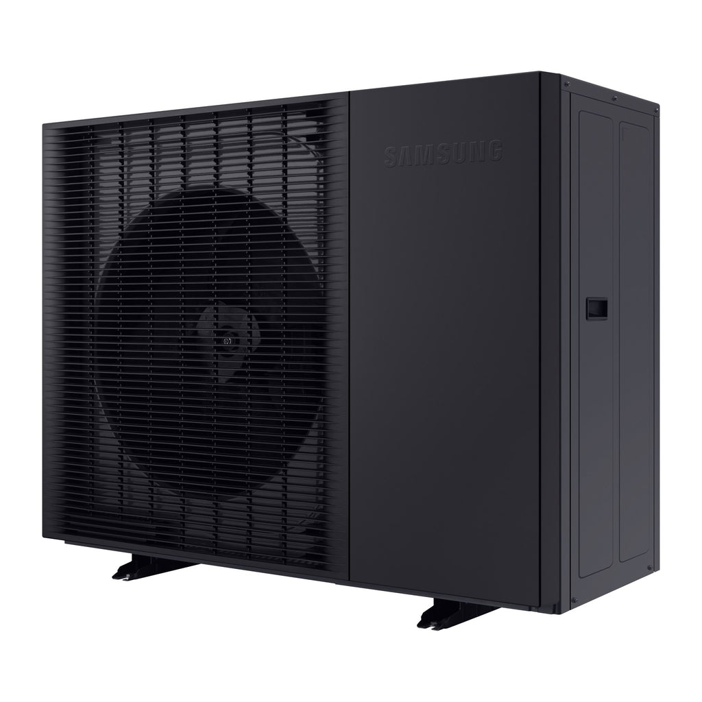 Samsung EHS Mono HT Quiet heat pump, side view