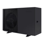 Samsung EHS Mono R290 integral hydro heat pump, side view