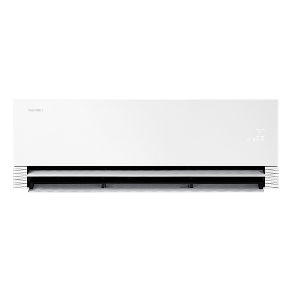 Samsung WindFree Première+ indoor unit, white, louvre open