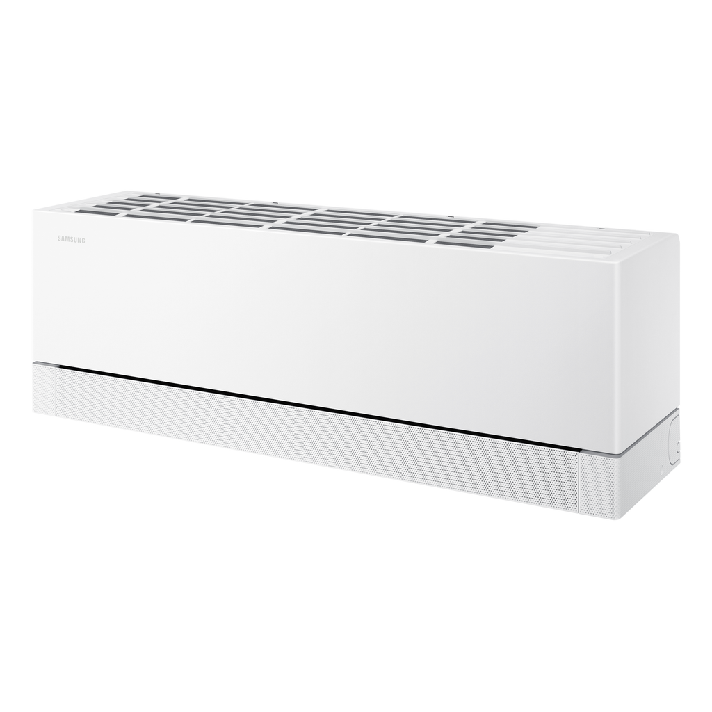 Samsung WindFree Première+ indoor unit, white, right perspective