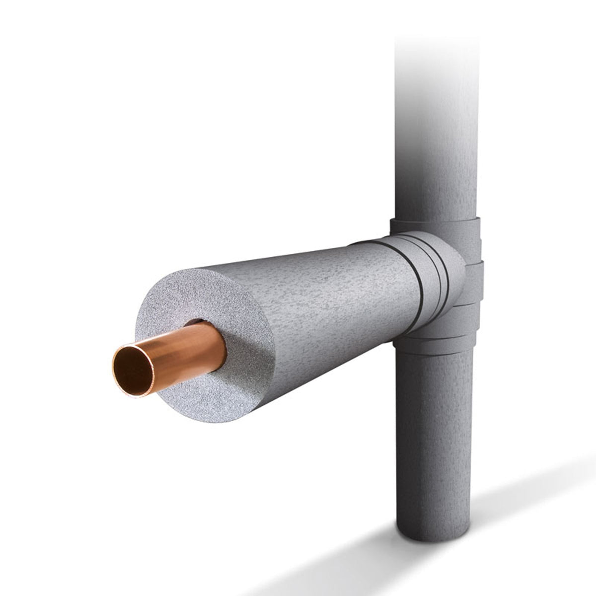Armacell ArmaLight Tubolit DG grey polyethylene pipe insulation, 2m lengths