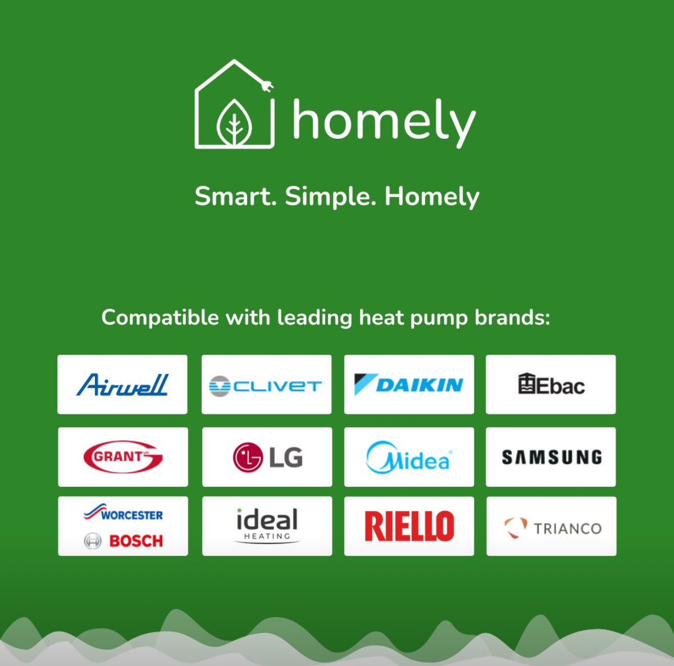 Homely Smart Heat Pump Thermostat Kit with Samsung Modbus Interface (MIM-B19N)