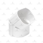Inaba Denko Slimduct 45° vertical elbow, white