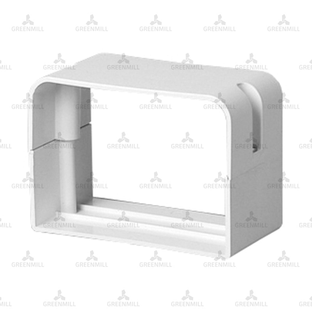 BBJ SpeediDuct 105mm white trunking coupler CP-105