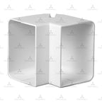 BBJ SpeediDuct 105mm white external vertical elbow EIN-105