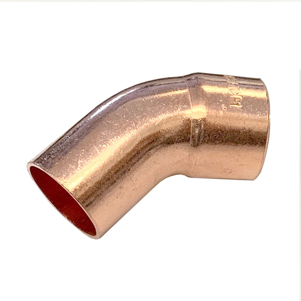 Copper Endfeed Obtuse Street Elbow