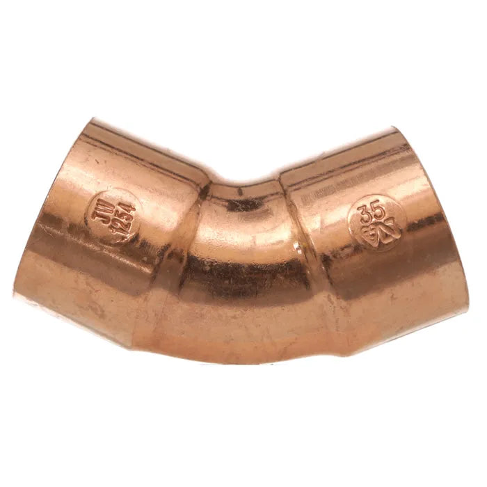 Copper Endfeed Obtuse Elbow