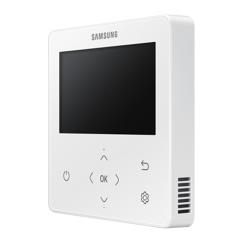 Samsung MWR-WG01JN premium wired remote controller, side view