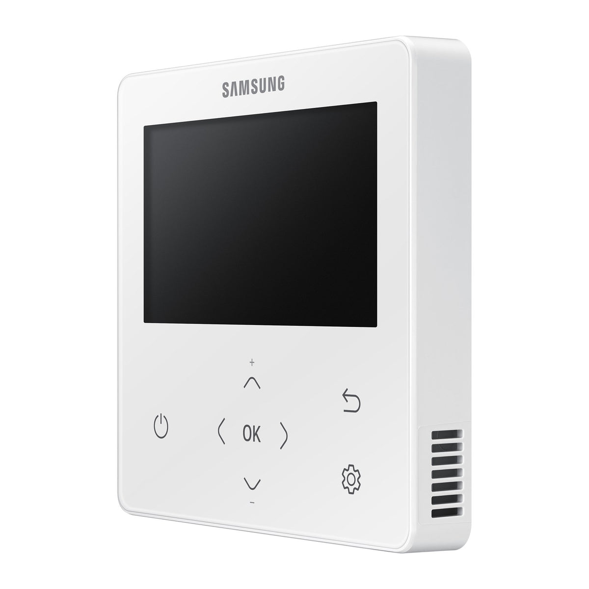 Samsung MWR-WW10N colour LCD wired remote, side view