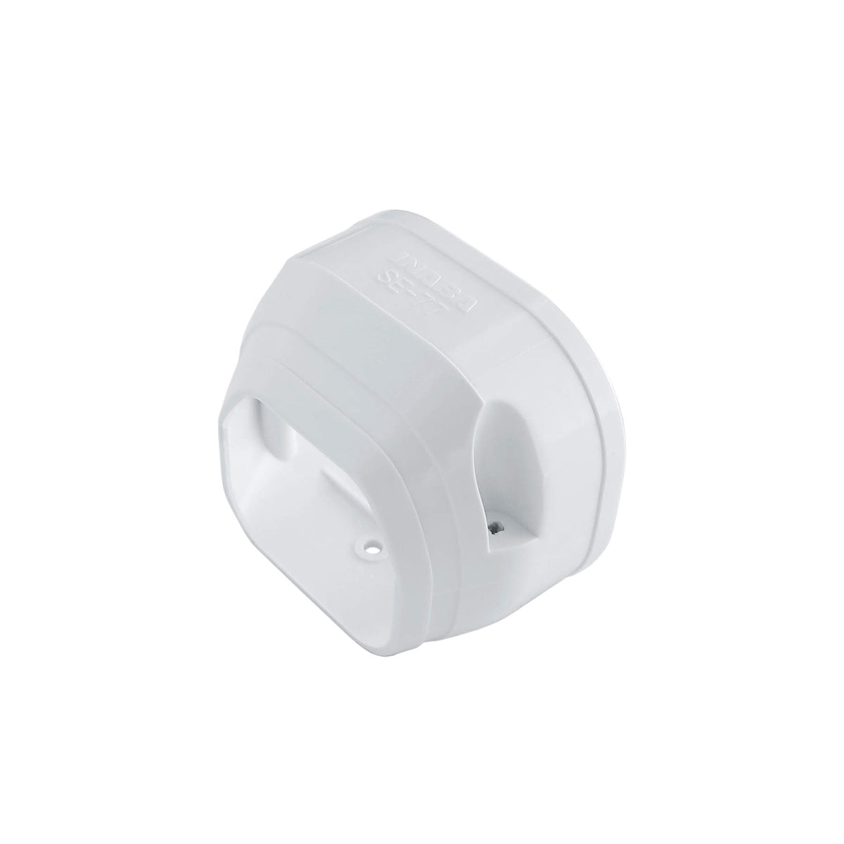Inaba Denko Slimduct duct end (SE-77-W), white, 75mm