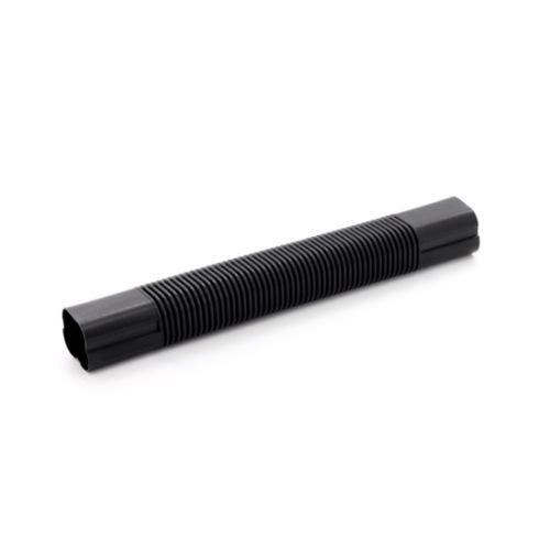 Inaba Denko Slimduct flexible joint (SF-77-500-K), black, 75mm
