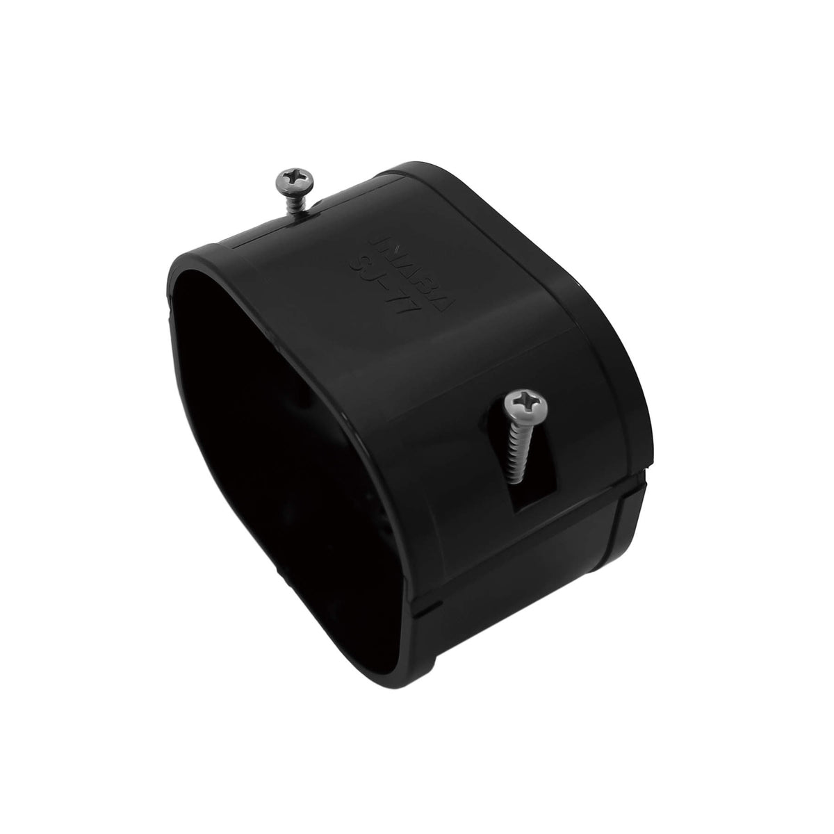 Inaba Denko Slimduct coupler (SJ-77-K), black, 75mm