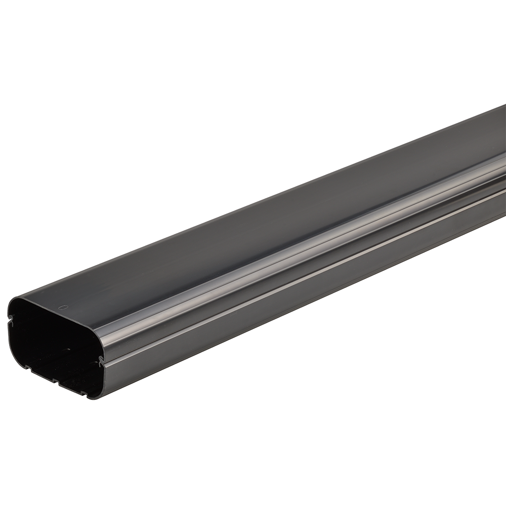 Pump House TR-D-140-B ASHP trunking 140mm x 2m, black