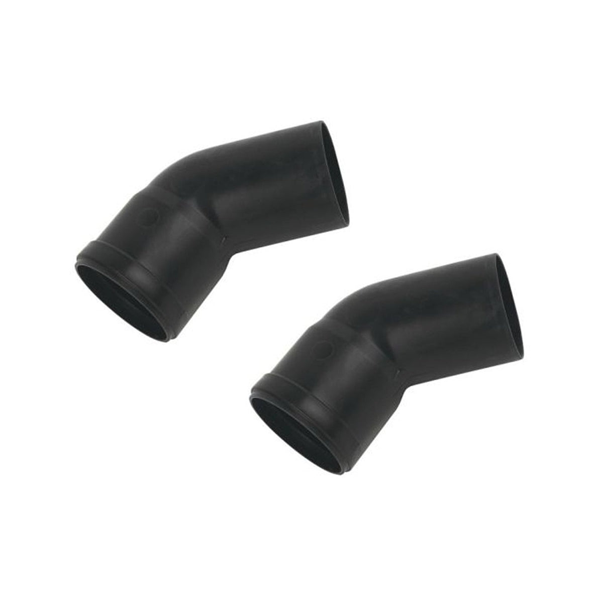 Alpha 45 degree plume management bends pair black 6.2001345