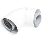 Ideal 60/100 90° Flue Elbow 203130