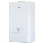 Ideal Logic Max System2 gas system boiler, angled view