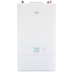 Ideal Logic+ Heat2 gas regular (heat only) boiler, front view