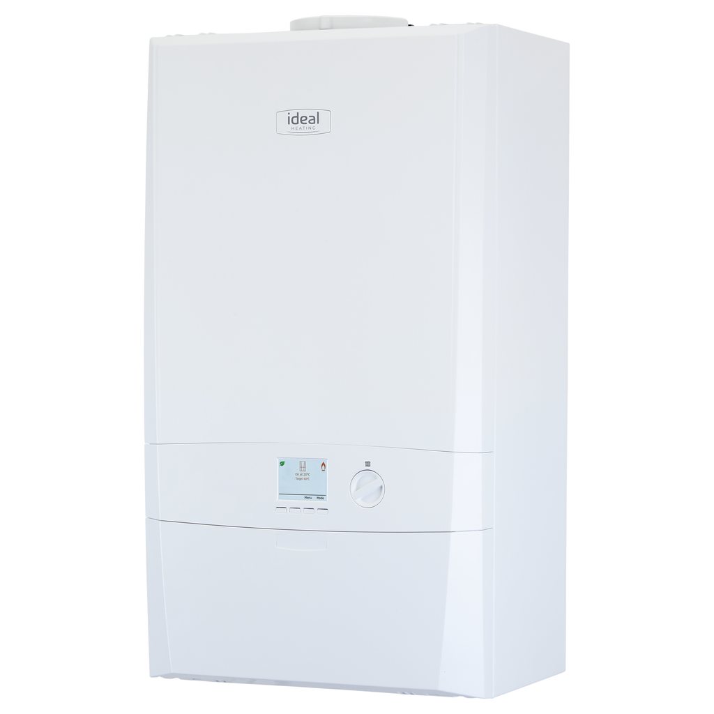 Ideal Logic+ System2 gas system boiler, angled view