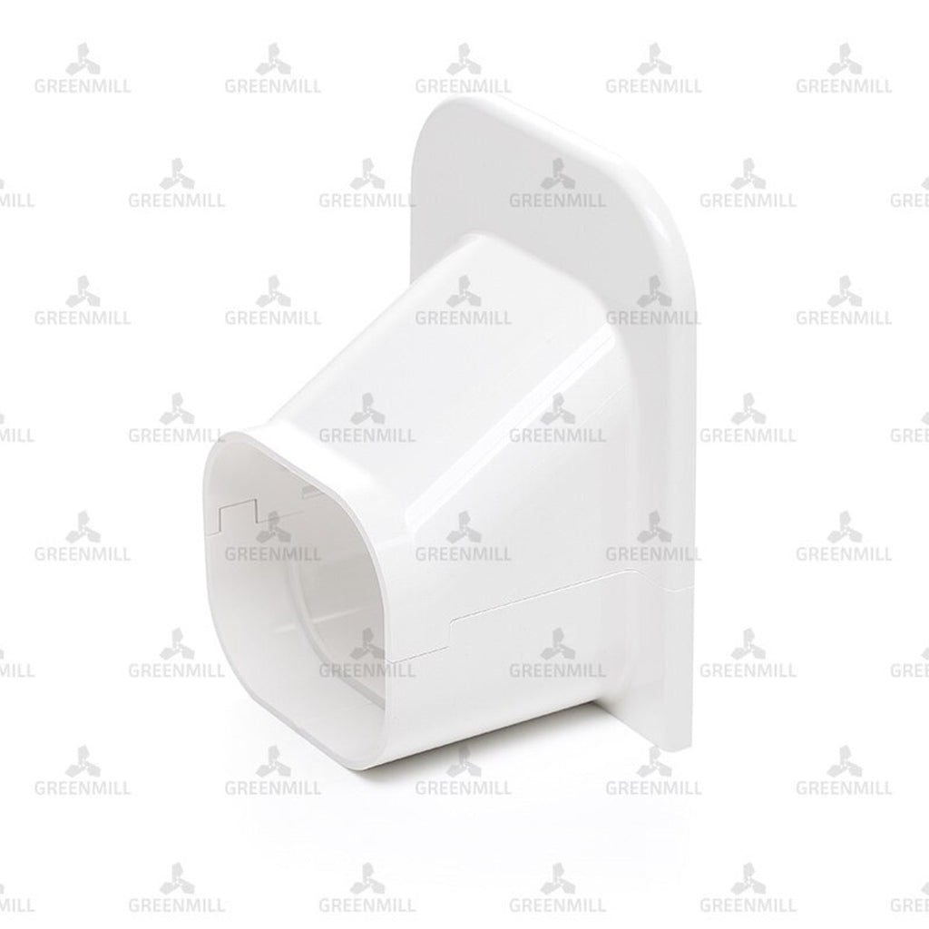 Inaba Denko Slimduct corner cap, white