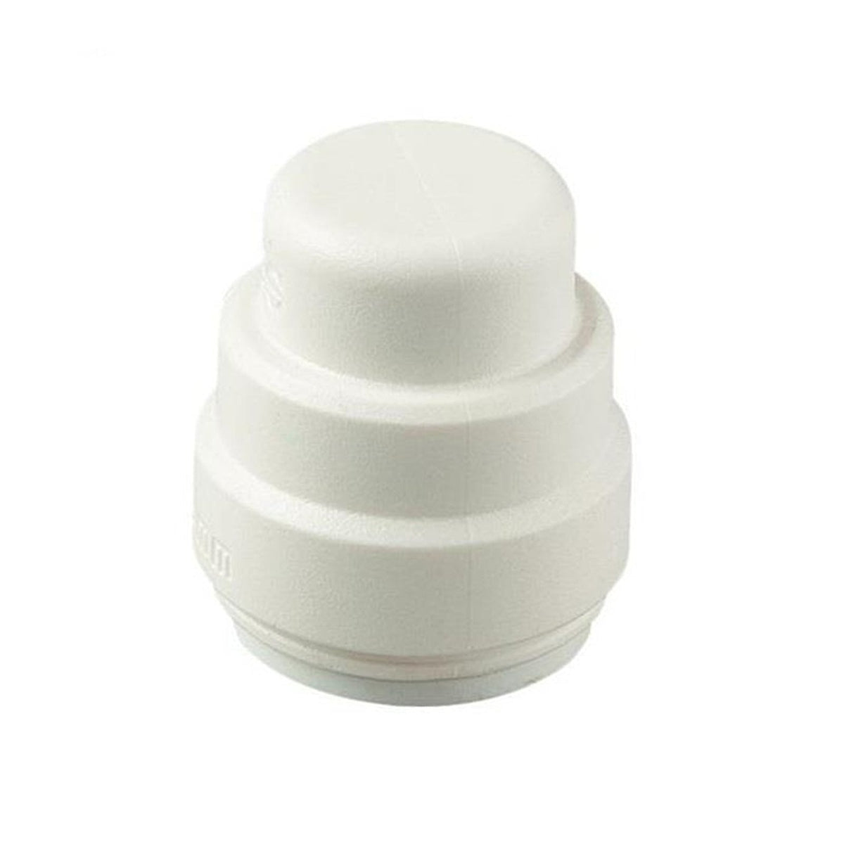 JG Speedfit white push-fit stop end