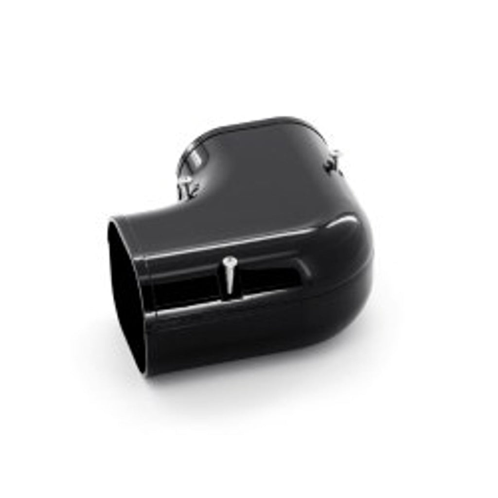 Inaba Denko Slimduct 90° flat elbow, black