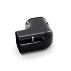 Inaba Denko Slimduct 90° flat elbow, black