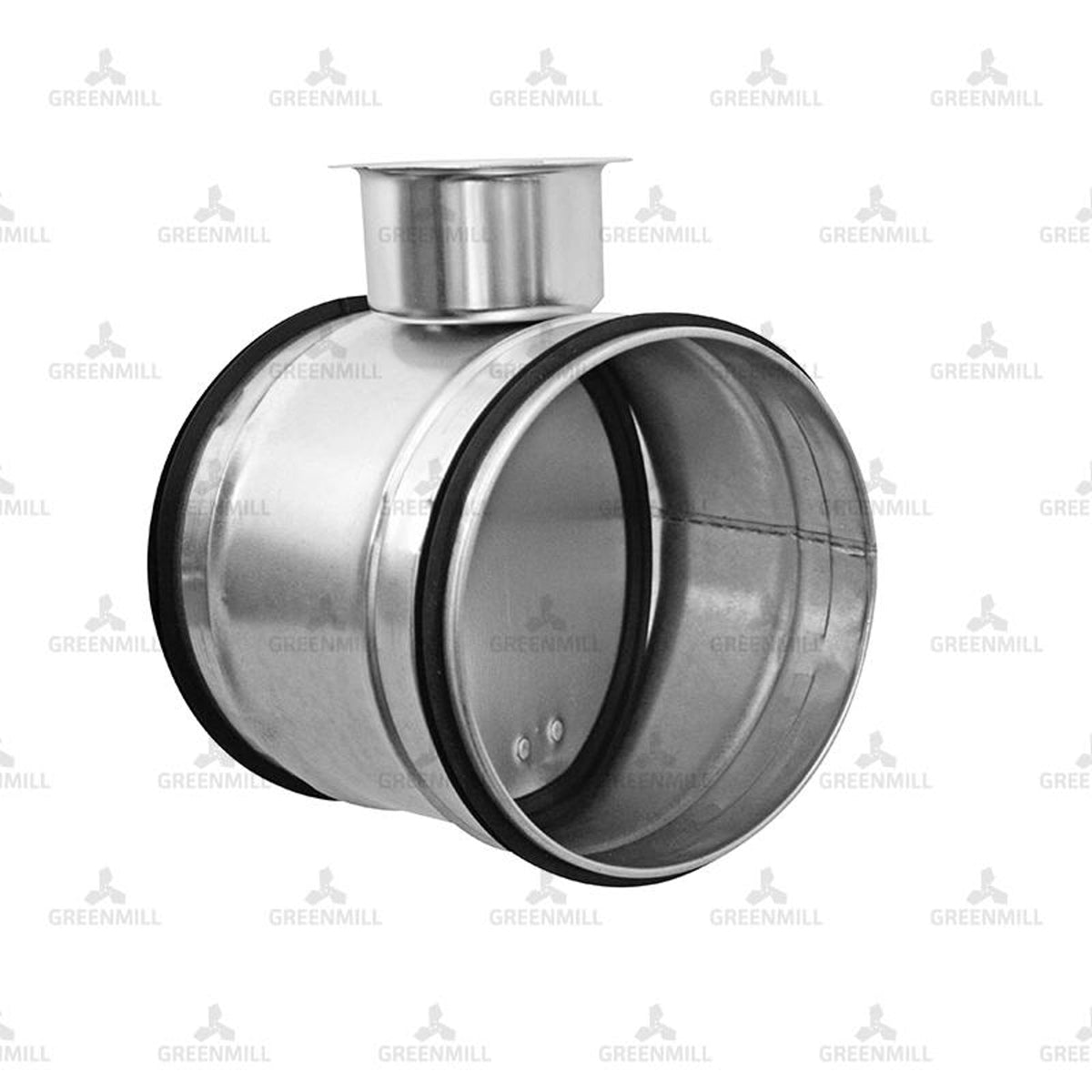 SpiraSafe 200mm single blade damper (GMVS75) for circular spiral duct