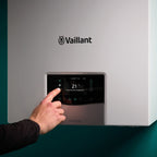Vaillant ecoTEC plus semi-touch user interface close-up
