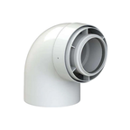 Viessmann 7373226 60/100mm 87 degree concentric flue bend