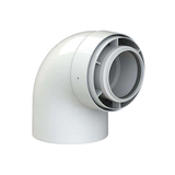 Viessmann 60/100mm Concentric Flue Bends 87° and 45° – 45° pair (7373227)
