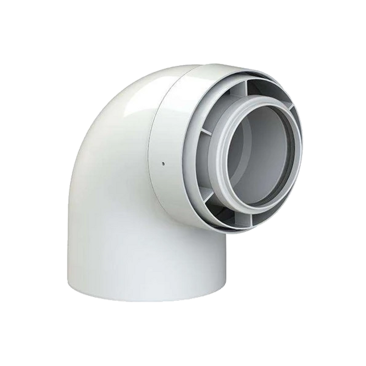 Viessmann 7373226 60/100mm 87 degree concentric flue bend