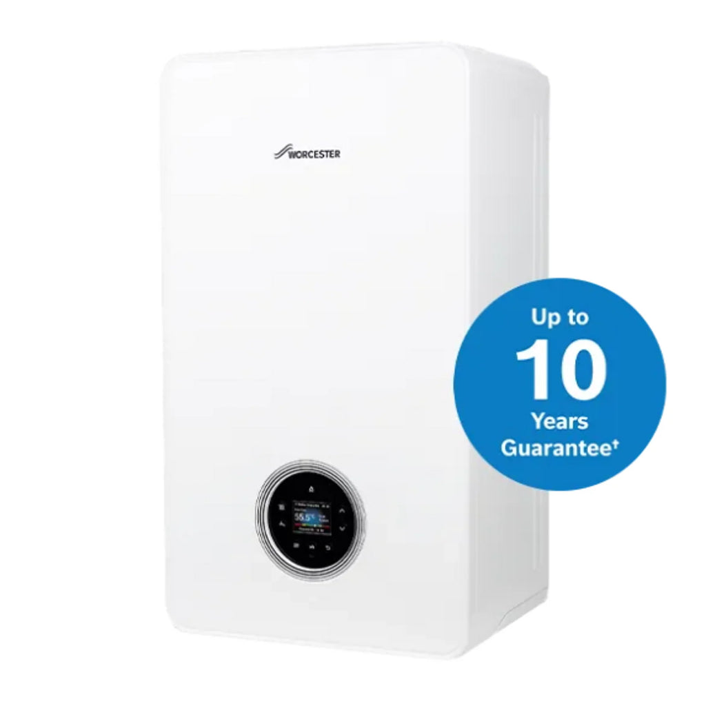 Worcester Bosch Greenstar 4000 combi boiler, front three-quarter view