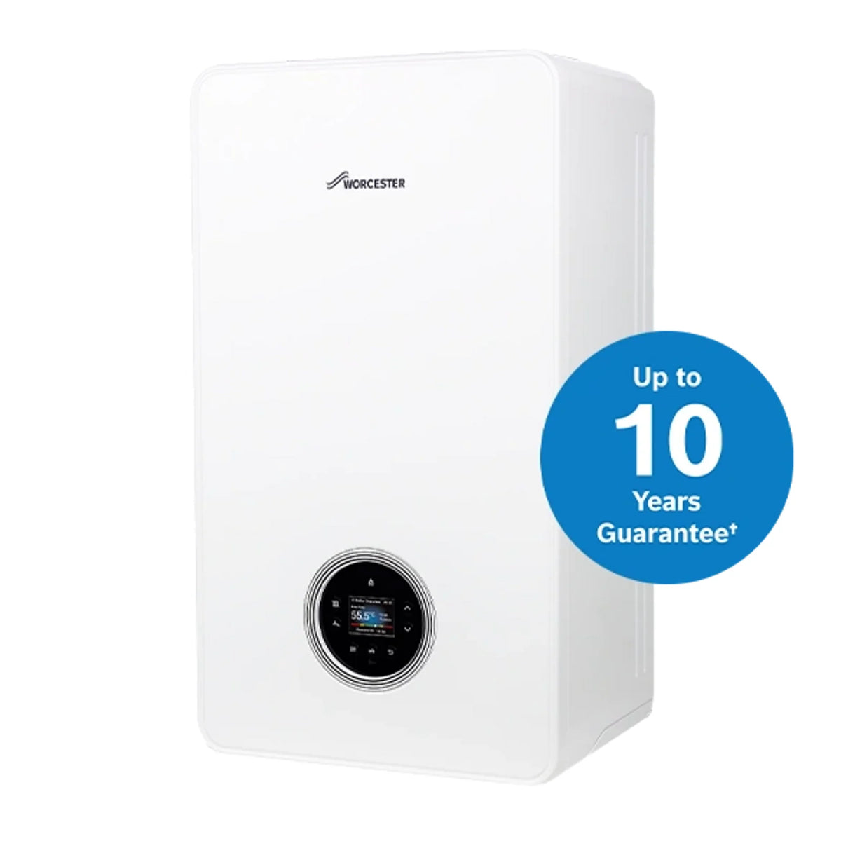 Worcester Bosch Greenstar 4000 System boiler, front three-quarter view