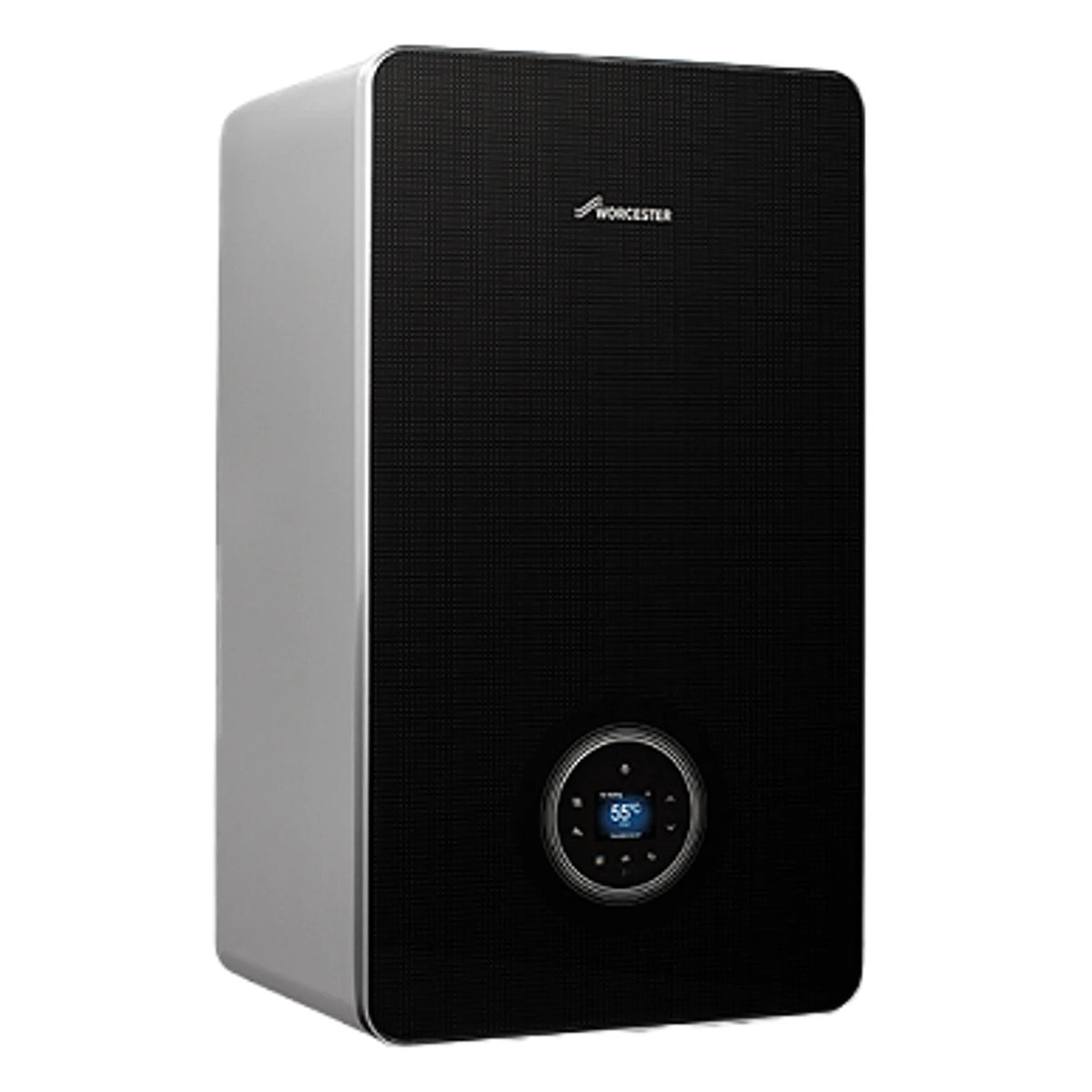 Worcester Bosch Greenstar 8000+ Style black combi boiler, front view