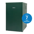 Worcester Bosch Greenstar Danesmoor External oil boiler in green weatherproof cabinet