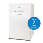 Worcester Bosch Greenstar Heatslave II internal oil combi boiler, front three-quarter view