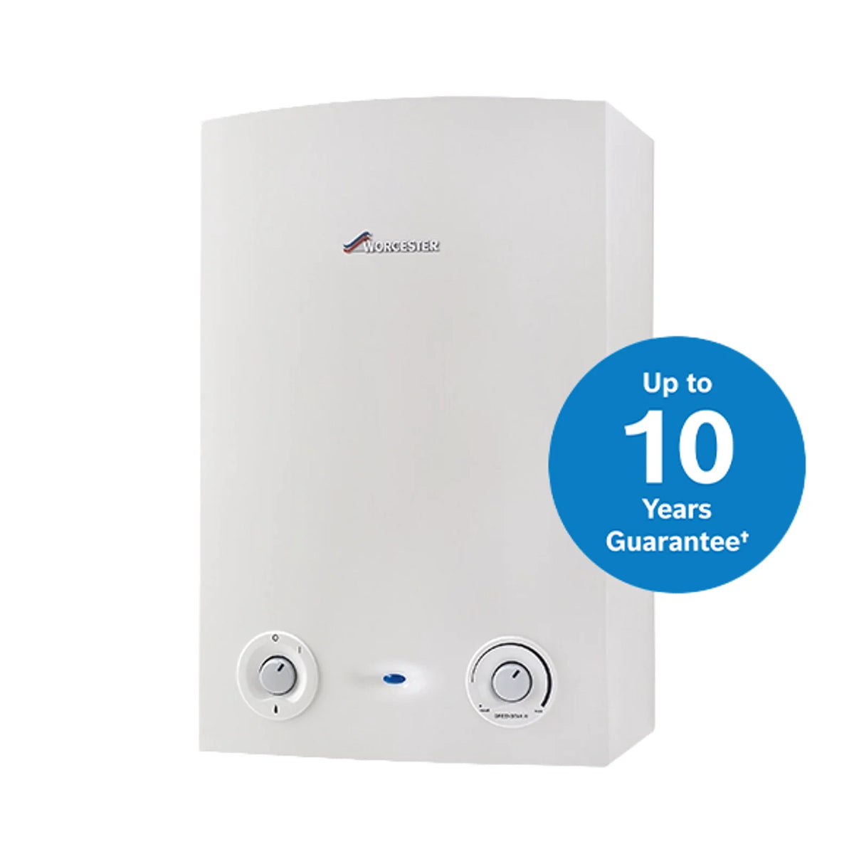 Worcester Bosch Greenstar Ri regular boiler, front three-quarter view