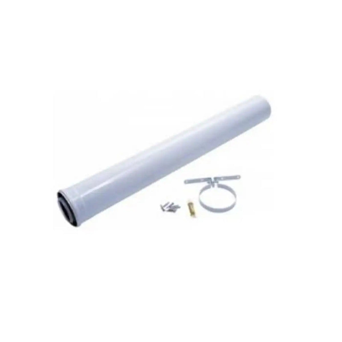 Worcester Bosch Greenstar Oilfit 80/125 1m flue extension with clamp and fixings, 7716190033