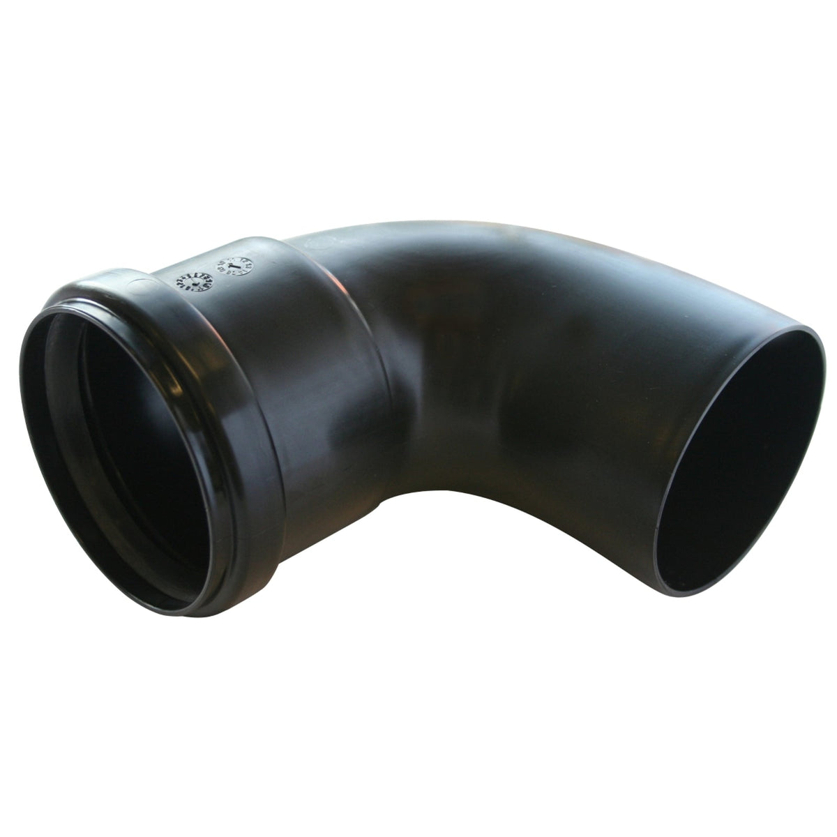 Worcester Bosch Greenstar Oilfit plume management 90 degree elbow, black, 7716190095