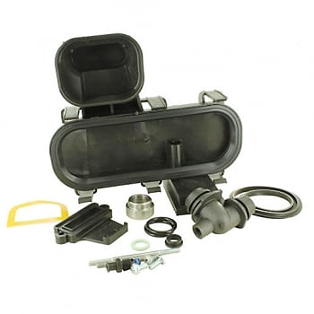 Ideal Logic sump kit with cover, parts laid out
